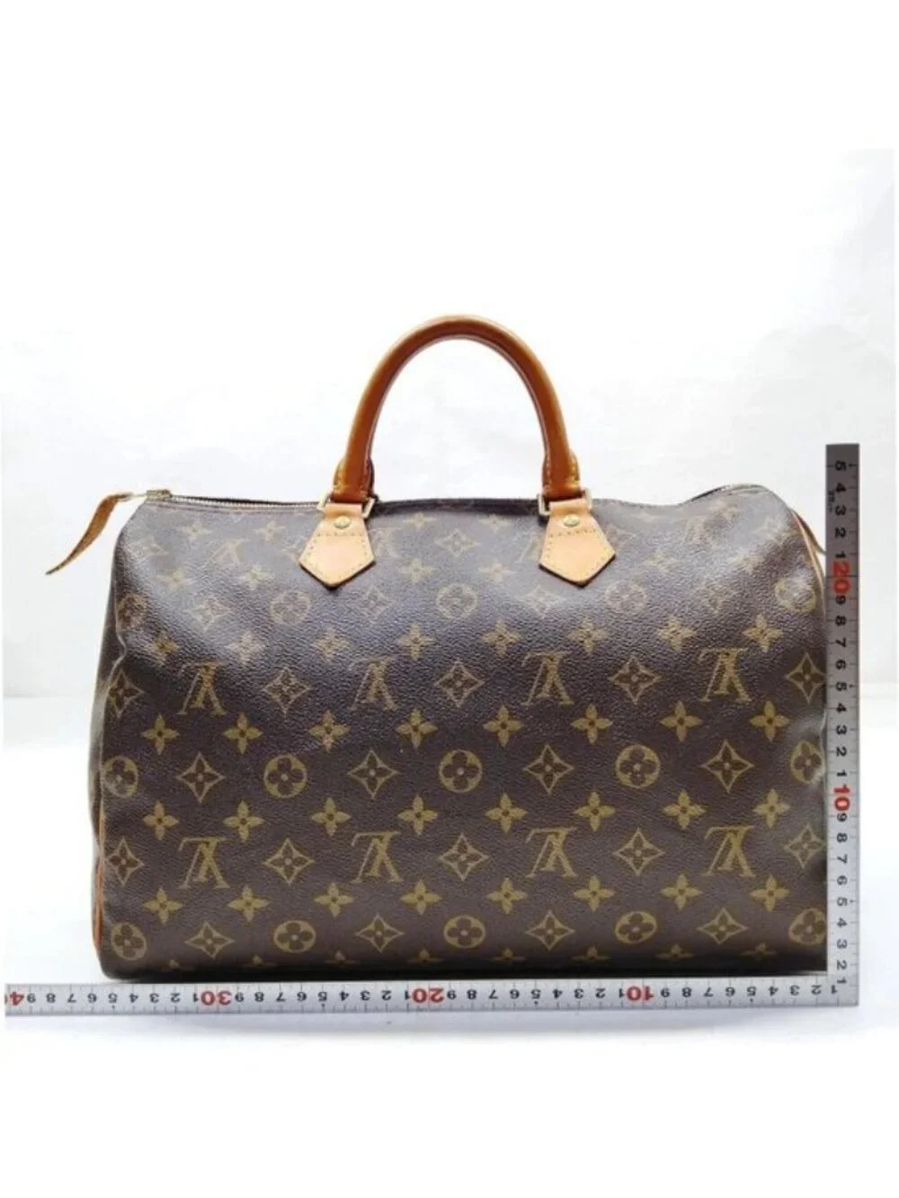 Authentic Louis Vuitton Speedy 35 Monogram Canvas Handbag